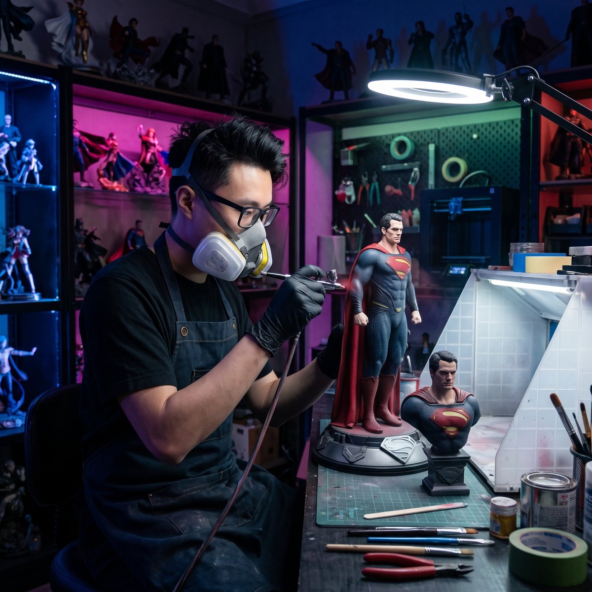 Custom Fully Painted 3D Printed Statue Commission | High-Precision Resin & Custom Scales