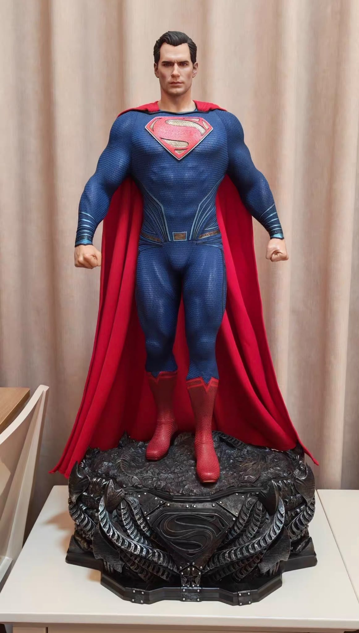 [Prime 1 Studio] DC Comics: Justice League - Superman (Henry Cavill) 1/2 Scale Statue (Standard Version - Custom Repainted Head Sculpt) (Pre-Owned) (Official Licensed)